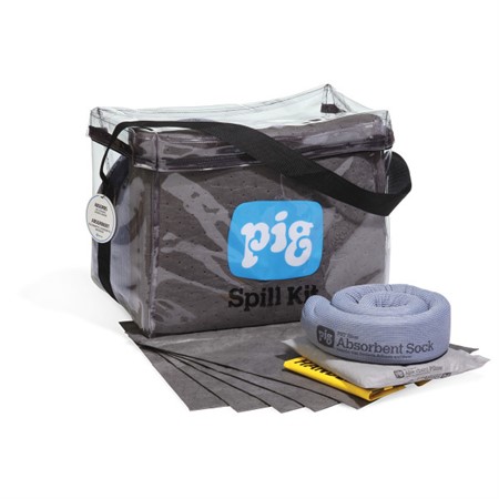 PIG Universal Spillkit väska, Clear Cube, 53L