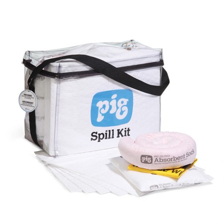 PIG Oil Only Spillkit väska, Clear Cube , 54L