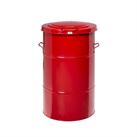 Avfallsbehållare 115L, röd