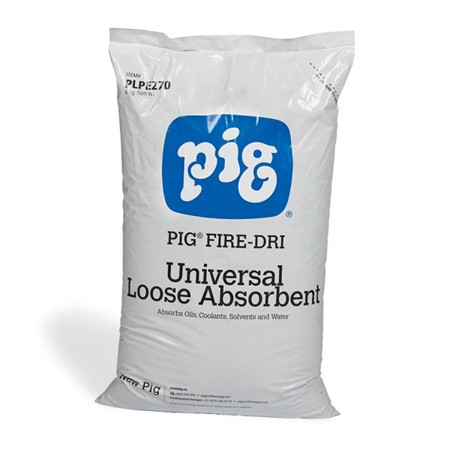 PIG FIRE-DRI Universalt Barr Granulat, Brandhämmande, 15L/frp