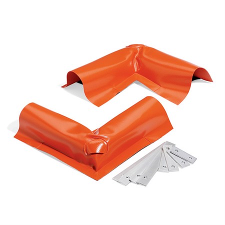 Hörnkoppling till PIG Build-A-Berm, 8x14x5cm, PLR283, Orange, 2st/frp