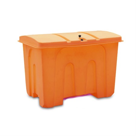 Förvaringsbox, 1000L, inkl. låsbart lock, Orange