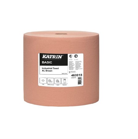 Industri Katrin Basic XL, 1-lgr, 0,32x1000M, 1rl/frp, Brun